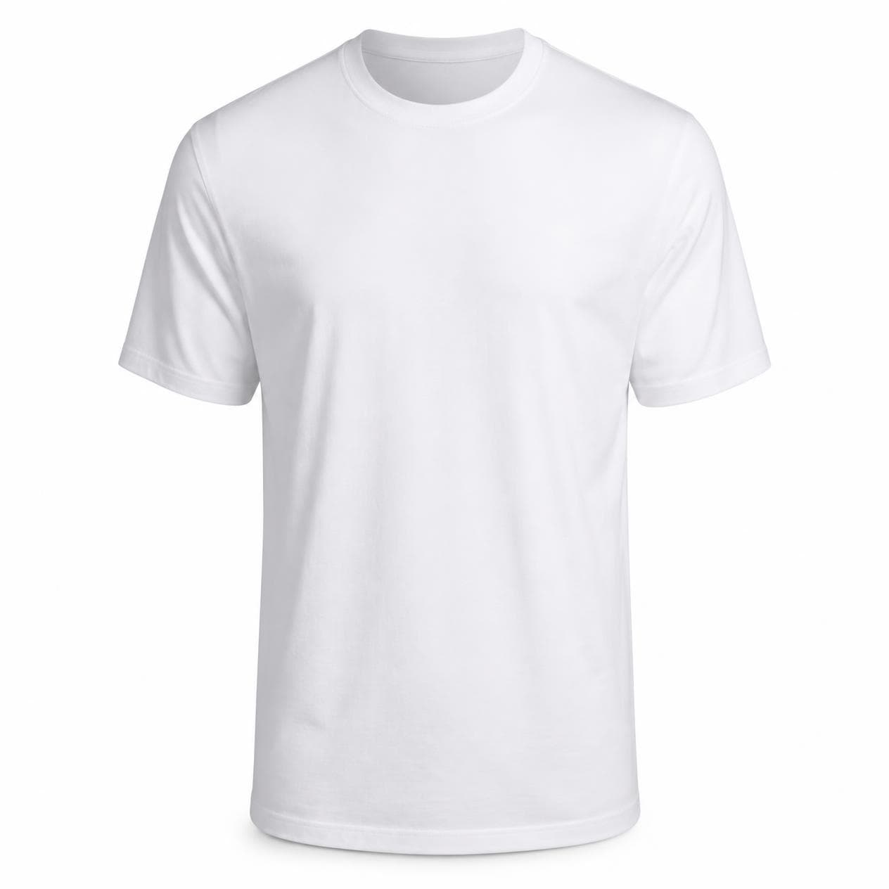 Camiseta blanca lista para sublimar
